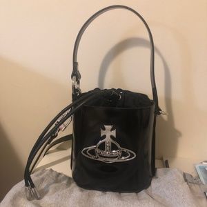 VIVIENNE WESTWOOD Daisy Drawstring Bucket Handbag